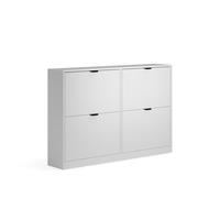 Benne à chaussures Gizmo, 115x77.6cm avec 2x2 compartiments, Blanc, Vicco 59808