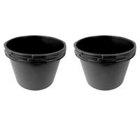 Benne de chantier 90L 10 pièces échelle intérieure noire Benne à mortier Benne à ciment Tampons de maçon
