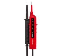 Benning Testeur de tension DUSPOL PROFIPOL+ 2 pôles LED CAT III 600 V CAT II 690 V Rouge/Noir