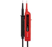 Benning Testeur de tension DUSPOL PROFIPOL+ 2 pôles LED CAT III 600 V CAT II 690 V Rouge/Noir