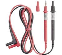Benning Set de Cordons de Mesure de sécurité [Banane mâle 4 mm - Pointe de Test] 044145 044145 1.00 m Noir, Rouge 1 pc( Noir G