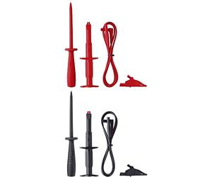 Benning SicherheitS-MessleitungS-Set [ Lamellenstecker 4 Mm - Lamellenstecker 4 Mm] 1.00 M Rot, Schwarz Benning Ta 3 (044126)
