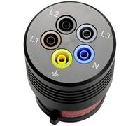 BENNING TA 7-16 Adaptateur de mesure mâle CEE 16 A 5 pôles - femelle 4 mm noir