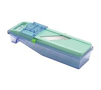 Benriner BN2 Coupe-légumes en plastique (ancienne version), vert avec plateau