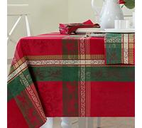 Benson Mills Holiday Legacy Nappe en Tissu Jacquard Teint en Fil pour Noël, Hiver et Vacances (Multicolore, rectangulaire 152,4 x 213,4 cm)