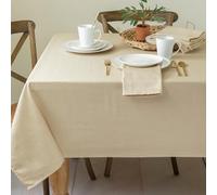 Benson Mills Nappe en Tissu épais texturé rectangulaire (152,4 x 355,6 cm, Lin)