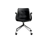 Bent Hansen Primum 4-Star Chaise de Salle à Manger Avec Roulettes Zenso 3 207/Piètement Poli