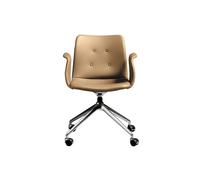 Bent Hansen Primum 4-Star Chaise de Salle à Manger Avec Roulettes Zenso 3 261/Piètement Poli