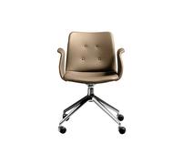Bent Hansen Primum 4-Star Chaise de Salle à Manger Avec Swivel & Roulettes Zenso 3 228/Piètement Poli