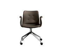 Bent Hansen Primum 4-Star Chaise de Salle à Manger Avec Swivel & Roulettes Zenso 3 230/Piètement Poli