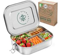 Bento Box - Boîte à déjeuner en acier inoxydable - 1,4 L - 5 compartiments