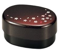 Bento Box Laque Oval Decoration Sakura Rose