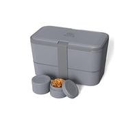 Bento Encastrable 1,5 l gris carbone - Umami - Gris - Plastique