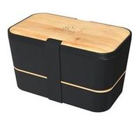 Bento encastrable noir effet bambou 1L5 - Umami - Noir - Plastique Noir