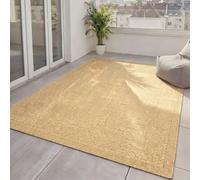 benuta Basic Tapis Extérieur & Intérieur Iowa - Beige 200x300 cm - Look Jute Boho - Résistant UV - pour Balcon, terrasse, Jardin, Cuisine, Salon - Durable, Robuste - Convient espaces intérieurs