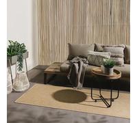 benuta Basic Tapis Extérieur & Intérieur Iowa - Beige 80x300 cm - Look Jute Boho - Résistant UV - pour Balcon, terrasse, Jardin, Cuisine, Salon - Durable, Robuste - Convient espaces intérieurs