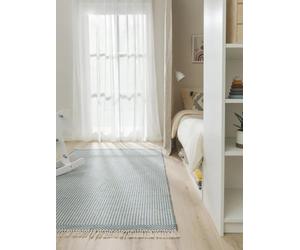 benuta Lytte Bruno Tapis pour enfant Bleu 150 x 220 cm - Coton - Rectangulaire - Facile d'entretien pour chambre d'enfant