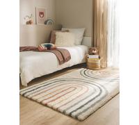 benuta Lytte Tapis Enfant Chambre Gobi - Multicolore 140x200 cm - Fausse Fibre - Rectangulaire Style: Motifs Bebe, Scandi - Facile Entretien - pour Salon, Bureau, Couloir