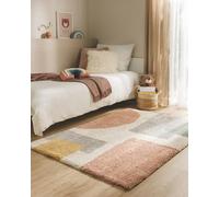 benuta Lytte Tapis Enfant Chambre Gobi - Multicolore 160x230 cm - Fausse Fibre - Rectangulaire Style: Motifs Bebe, Scandi - Facile Entretien - pour Salon, Bureau, Couloir