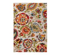 benuta Nest Noelia Tapis d'intérieur et d'extérieur, multicolore, 200 x 290 cm, résistant et facile d'entretien, rectangulaire, pour balcon, terrasse, jardin, cuisine et salon, abstrait, géométrique