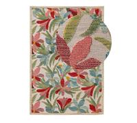 benuta Nest Tapis Noelia - Fibre synthétique - Convient pour l'extérieur - Rectangulaire et dans le style : botaniques et fleurs - Facile d'entretien pour salon, chambre à coucher, multicolore, 140 x