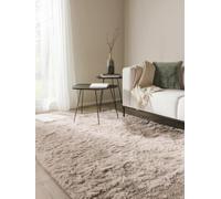 benuta Tapis Shaggy à Poils Longs Whisper Beige 120X170 Cm - Tapis Doux pour Salon