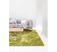 benuta Tapis Shaggy à Poils Longs Whisper Vert Olive 120X170 Cm - Tapis Doux pour Salon