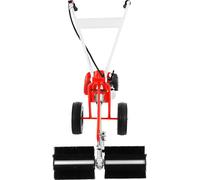 Bénzin – Balai-fraiseur à essence – Modèle manuel – Moteur de 43 cc et 1,7 chevaux – Largeur de travail de 60 cm – Moteur 2 temps refroidi par air – Charge axiale des roues : 136 kg