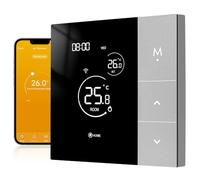 Beok Thermostat WiFi 3A Thermostat Programmable Chauffage au Sol à Eau Connecté et Intelligent Filaire Alexa Google Assistant Compatible, Tuya Smart Life Commande Vocale