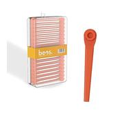 BEOS 100x Lames de Rechange pour Coupe-Bordures Gardena - Lames en Plastique pour Gardena AccuCut, Comfort Cut Li18/23R & LI18/23RO, EasyCut Li 18/23R, Turbotrimmer AccuCut 400 LI & 450LI