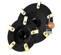 beos® Premium Robot tondeuse Disques de coupe tuning – Compatible Gardena smart Sileno free & Gardena smart Sileno max - 2 disques de coupe pour 6 & 5 lames
