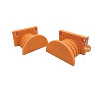beos 2x Support Mural pour Chaînes de Tronçonneuse: Jusqu'à 8 Chaînes | Support mural pratique pour chaînes de tronçonneuse - Compatible Stihl, Makita & plus - Rangement jusqu'à 8 chaînes.