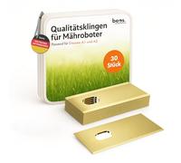 BEOS 30x Lame de Rechange Premium Titan sans vis - Compatible avec Le Plateau à Lames d'origine des modèles Dreame A1 et A2 - Convient Uniquement aux Fixations à vis à Fermeture Rapide