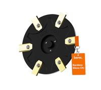 BEOS Disque Rotatif Compatible pour Gardena Sileno City pour 6X Lames | Disque de lame renforcé de fibres de verre - Ø 142 mm - Moulage par injection