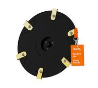 beos Disque rotatif pour 6 lames - Pour Gardena Sileno Life|Sileno + | Disque de lame renforcé de fibres de verre - Ø 210 mm - Moulage par injection