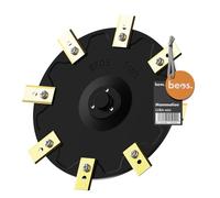 beos® Premium Robot tondeuse Disque de coupe tuning – Compatible avec Mammotion LUBA mini - Disque de coupe pour 8 lames - Fabriqué en Allemagne