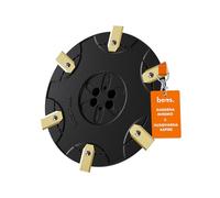 beos® Disque de coupe tuning pour robot tondeuse haut de gamme pour 6 lames - Compatible avec Gardena Sileno minimo & Husqvarna Automower Aspire - Ø 180 mm