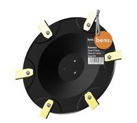 beos® Premium Robot tondeuse Disque de coupe réglable pour 6 lames - Compatible avec Ecovacs GOAT O & GOAT G1 - Disque de coupe renforcé de fibre de verre