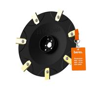 BEOS Plateau Porte-Lames Tuning pour 7 Lames - Husqvarna à partir de 2018 | Disque de coupe renforcé de fibres de verre - 197 mm de diamètre - Husqvarna 305-315x|405-415x|435x|535 AWD|308V|312V
