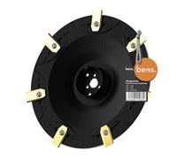 BEOS Plateau Porte-Lames Tuning pour 7 Lames - Husqvarna à partir de 2020 | Disque de coupe renforcé de fibres de verre - Ø 222 mm - 420|440|430x|450x|520|520 EPOS|550