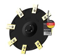 beos® Premium Robot tondeuse Disque de coupe tuning – Compatible avec Mammotion LUBA mini - Disque de coupe pour 8 lames - Fabriqué en Allemagne