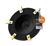 beos® Premium Robot tondeuse Disque de coupe réglable pour 6 lames - Compatible avec Dreame A1 & A2 - Disque de coupe renforcé de fibre de verre - Fabriqué en Allemagne