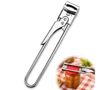Beoveo Ouvre Bocal Réglable, Ouvre-boîtes multifonction, Acier Inoxydable | Mâchoire 1 à 10 cm, Poignée Arrondie, Pratique et peu Fatigant, Conception réglable, Dur et résistant, pour Cuisine Familiale