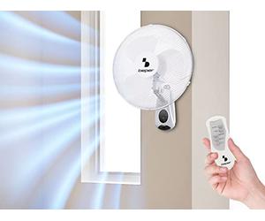 BEPER P206VEN600 Wall Fan - Ventilateur mural avec télécommande et minuterie jusqu'à 7,5 heures, Blanc