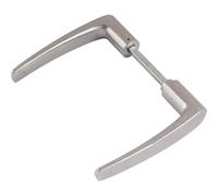 Béquille de porte double aluminium - Carré 7 x 70 mm - 1166 - Duval