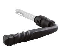 Béquille de porte simple acier noir - Carré 7 mm - Armorique - Brionne