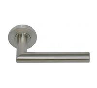 Béquille double à rosace ronde Pomerol en inox 304 brossé recy UROWALE