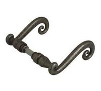 Béquille double Aquitaine époxy noir 2 portées carré 6mm - BOUVET - 14677 Noir G