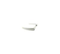 Bequille Double Carré De 6 Aluminium Blanc - Alpertec