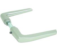 Béquille double carré de 8mm pour porte ép.50 à 60mm alu anodisé argent - 412661